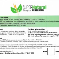 SuperNatural Biological Fertiliser